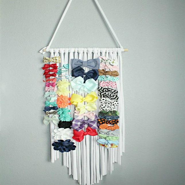 Stylish Boho Hair Accessory Organizer for Nursery