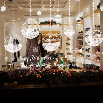 Festive Joy Christmas and New Year Wall Decal Set