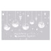 Happy New Year Xmas Ball Sled Glass Window Decoration Removable Wall Sticker