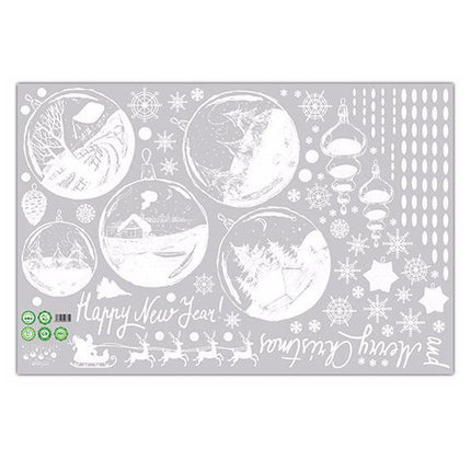 Festive Joy Christmas and New Year Wall Decal Set