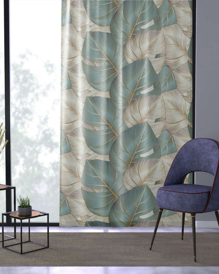Customizable Floral Curtains for Chic Home Styling