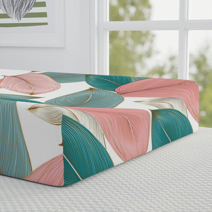 Elegant Floral Changing Pad Cover for Trendy Infant Rooms