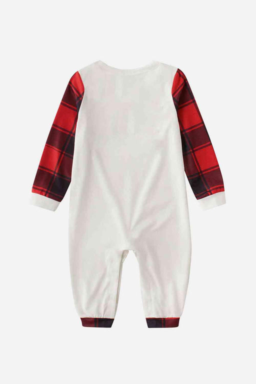Cozy Checkered Onesie with Long Sleeves