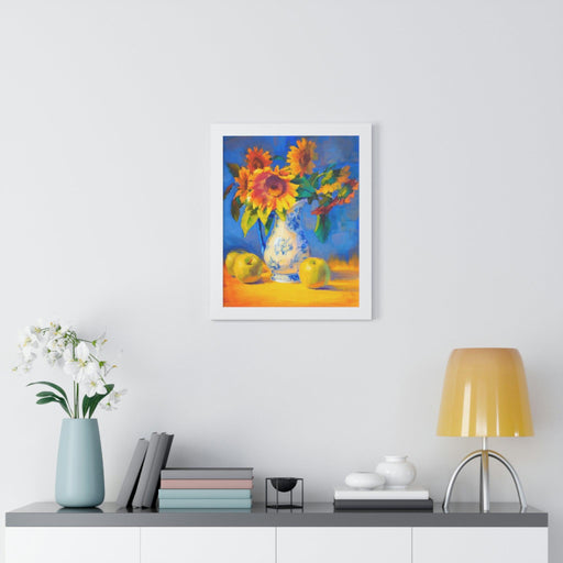 Maison d'Elite Print Floral Painting Framed Poster