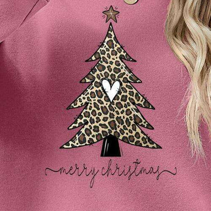 Cozy Christmas Tree Long Sleeve Pullover - Festive Winter Sweater