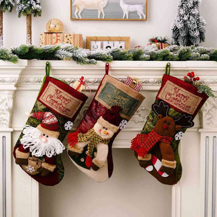 Festive Cheer Stocking Hanging Ornament