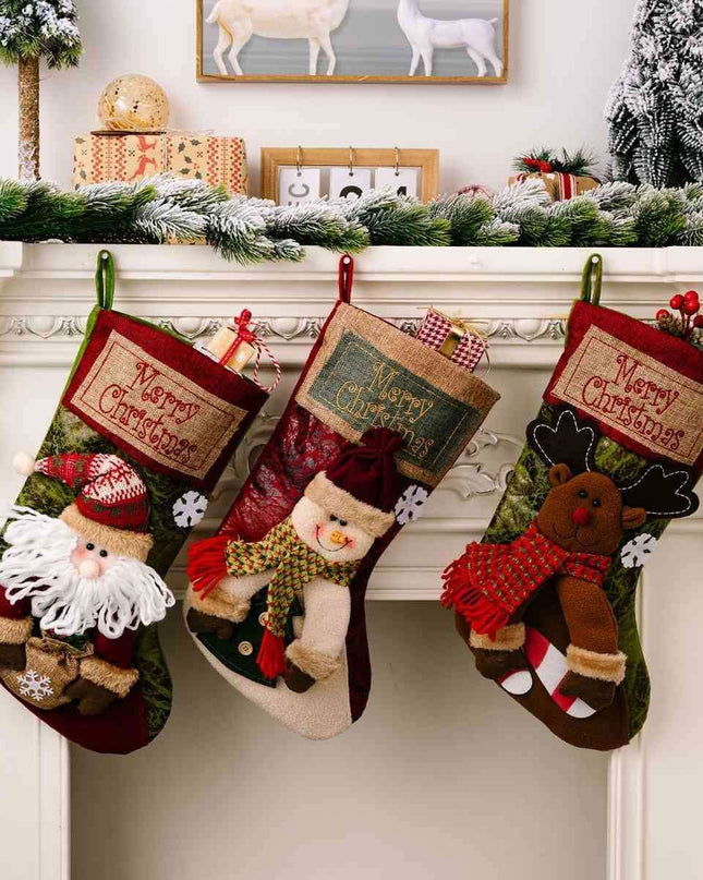 Festive Cheer Stocking Hanging Ornament