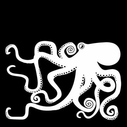 18.2CM*12.4CM Octopus Terror Decoration Car Sticker - Très Elite