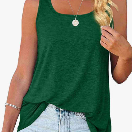 Stylish Curved Hem Square Neck Tank: Your Go-To Wardrobe Essential