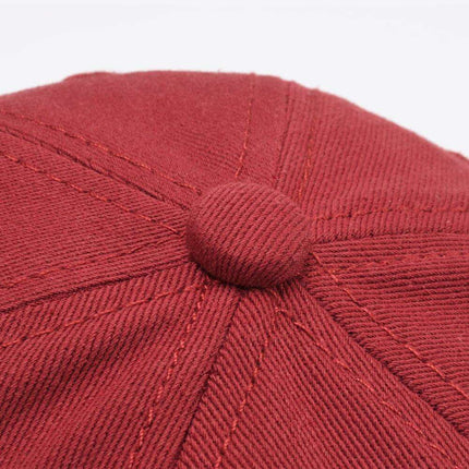 Customizable Cotton Baseball Cap: Trendy Sun Protection with Adjustable Fit