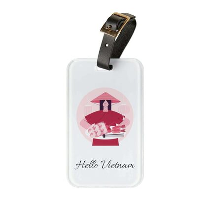 Personalized Elegant Acrylic Luggage Tag Collection: Travel with Flair