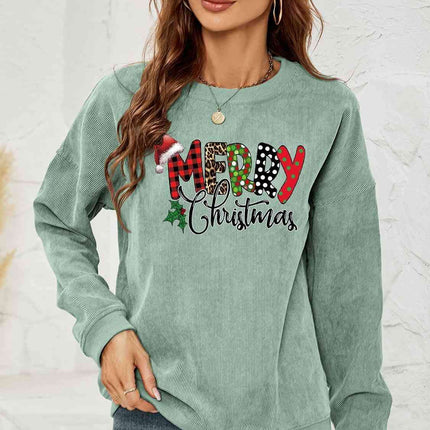Joyful Christmas Vibes Graphic Sweater