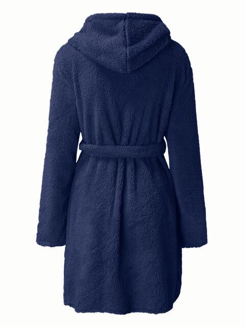 Snuggly Hooded Wrap Robe