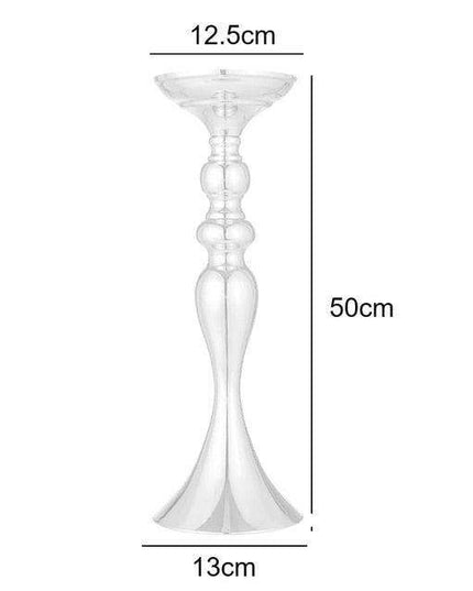 Mermaid Magic: Elegant Candle Holder Stand with Customizable Floral Display Options