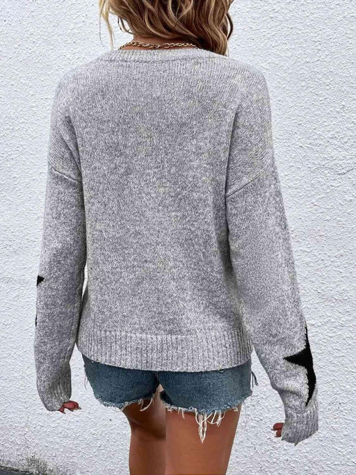 Cozy Knit Pullover Sweater with Classic Charm