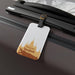 Customizable Elite Maison Acrylic Luggage Tag with Leather Strap - Stylish Travel Essential