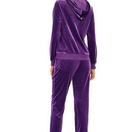 Ribbed Textured Hoodie and Jogger Set