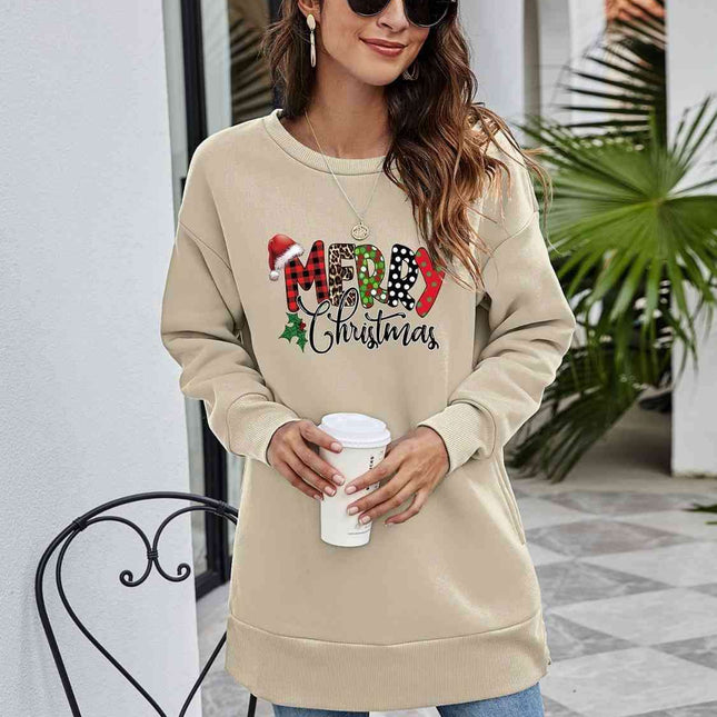 "Joyful Greetings" Christmas Graphic Holiday Sweatshirt