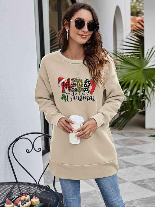Festive Merry Christmas Graphic Holiday Sweater