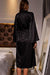 Luxurious Leopard Print Satin Wrap Dress