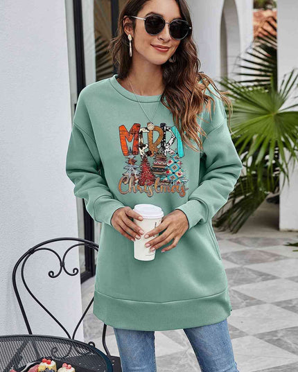 Cheerful Christmas Celebration Graphic Sweater