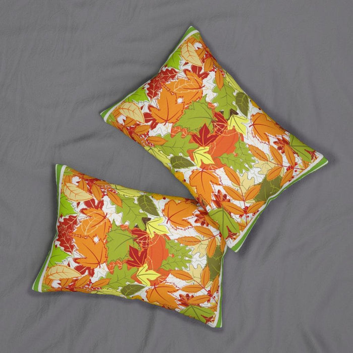 Autumn Paradise Lumbar Cushion with Waterproof Cover