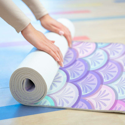 Luxury Customizable Mermaid Foam Yoga Mat - Elevate Your Practice