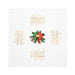 Winter Wonderland White Napkin Set - Luxurious 19"x19" Holiday Collection