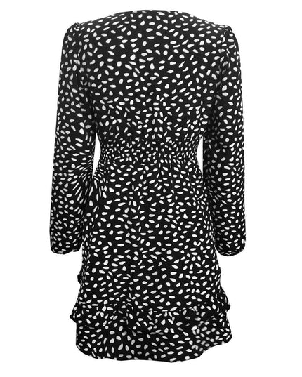 Ruffled Floral Mini Dress - A Versatile Addition to Your Wardrobe