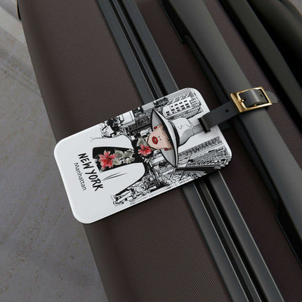 Personalized Chic Acrylic Luggage Tag - Stylish Travel Essential