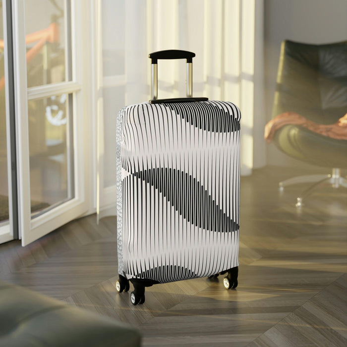 Elegant Peekaboo Travel Cover: Stylish Scratch Protection for Luggage