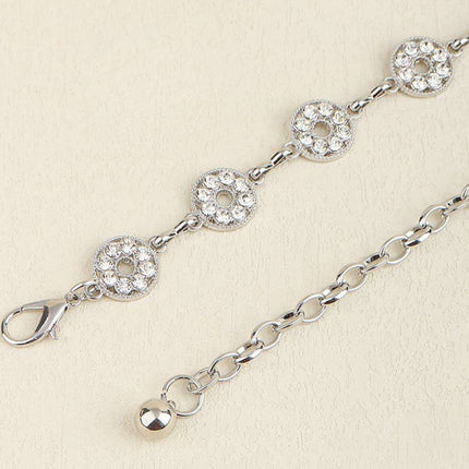 Radiant Rhinestone Adorned Belt for Effortless Style