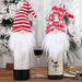 Elegant Wine Bottle Covers Duo in Vibrant Hues