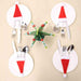 Christmas Hat Cutlery Holders Set of 20 by Festive Flannel