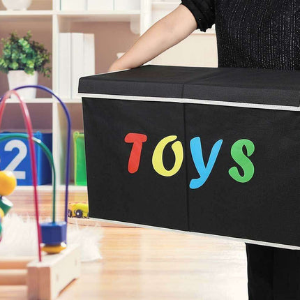 Kid's Space-Saving Collapsible Toy Storage Organizer - Durable and Convenient Solution