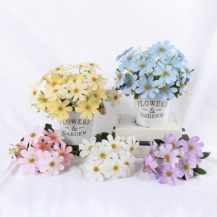 Realistic Silk Cherry Blossom Arrangement for Weddings, Home Decor, and Garden Design