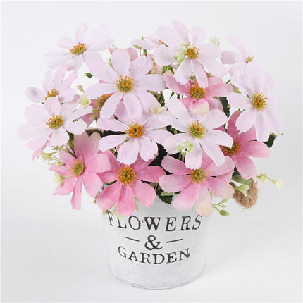 Realistic Silk Cherry Blossom Arrangement for Weddings, Home Decor, and Garden Design