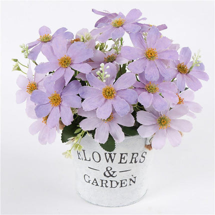 Realistic Silk Cherry Blossom Arrangement for Weddings, Home Decor, and Garden Design