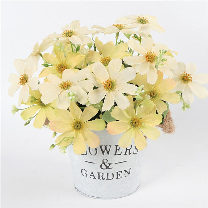 Realistic Silk Cherry Blossom Arrangement for Weddings, Home Decor, and Garden Design