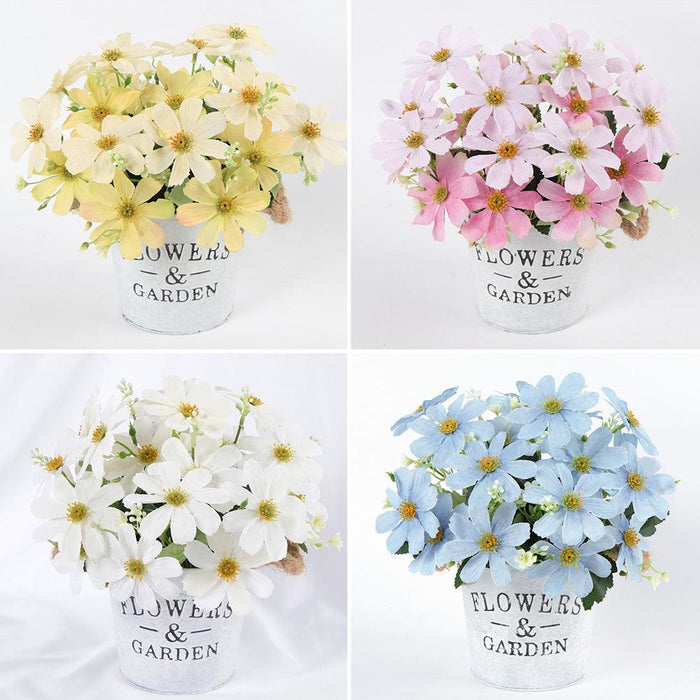 Cherry Blossom Artificial Silk Flowers for Wedding, Home Decor, and Gardening