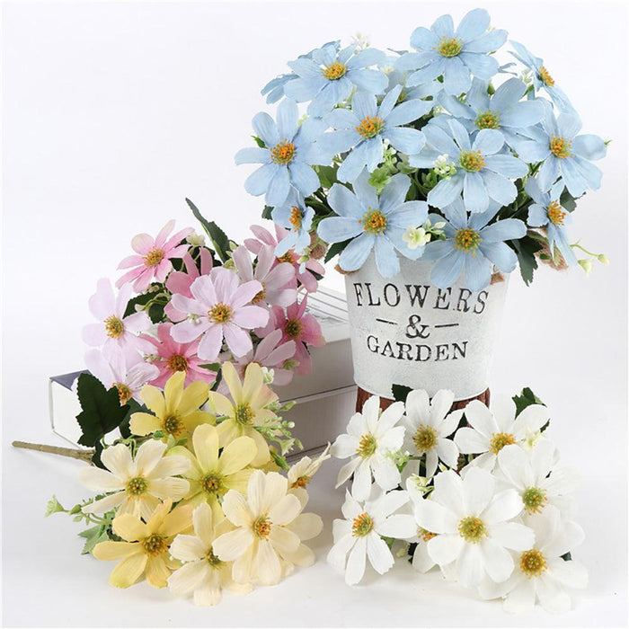 Realistic Silk Cherry Blossom Arrangement for Weddings, Home Decor, and Garden Design