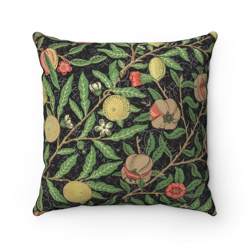 Elegant Reversible Botanical Print Pillow Cover