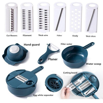 2021 Ultimate Kitchen Mandoline Slicer and Grater Set - Essential Culinary Tool