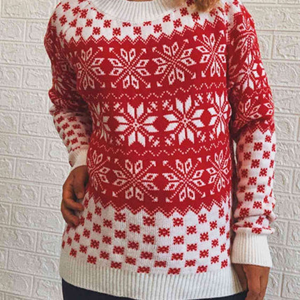 Winter Wonderland Long Sleeve Knit Sweater