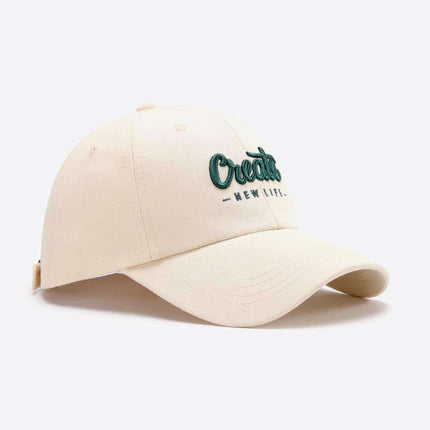 Customizable Cotton Baseball Cap: Trendy Sun Protection with Adjustable Fit