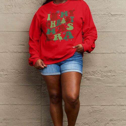 Holiday Comfort Love Pullover Sweatshirt