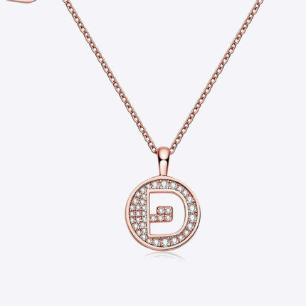 Radiant Moissanite Gemstone Pendant Necklace - Opulent Sterling Silver & 18K Rose Gold