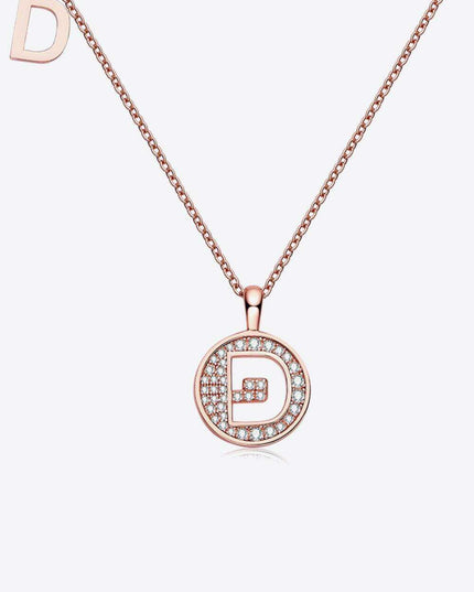 Radiant Moissanite Gemstone Pendant Necklace - Opulent Sterling Silver & 18K Rose Gold