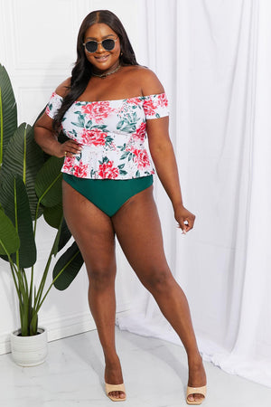 Marina West Swim Coastal Cutie Off-Shoulder Swim Tankini Set-Trendsi-White-S-Très Elite