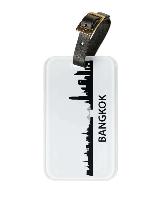 Elegant Personalized Acrylic Luggage Tag: Maison d'Elite Travel Accessory